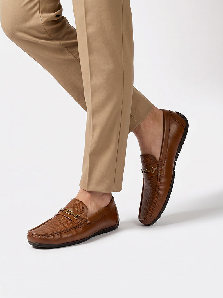 SOLEPLAY Tan Loafers