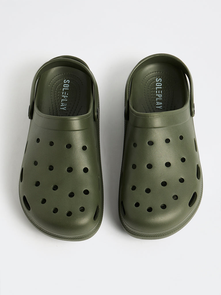 SOLEPLAY Olive Clogs