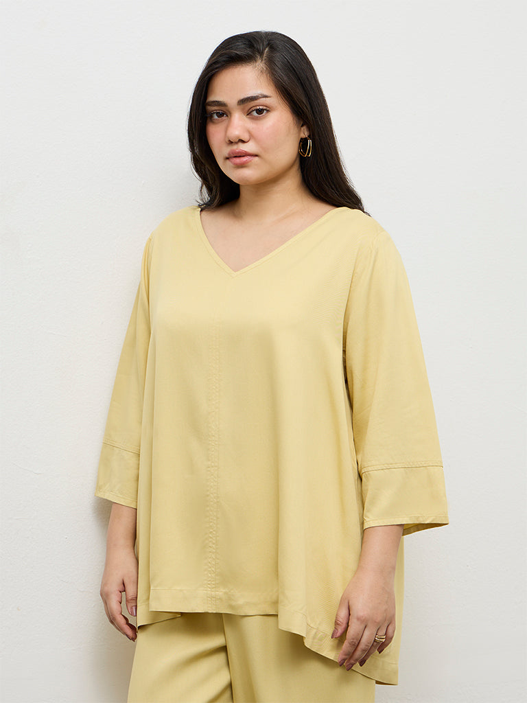 Gia Yellow Solid Top