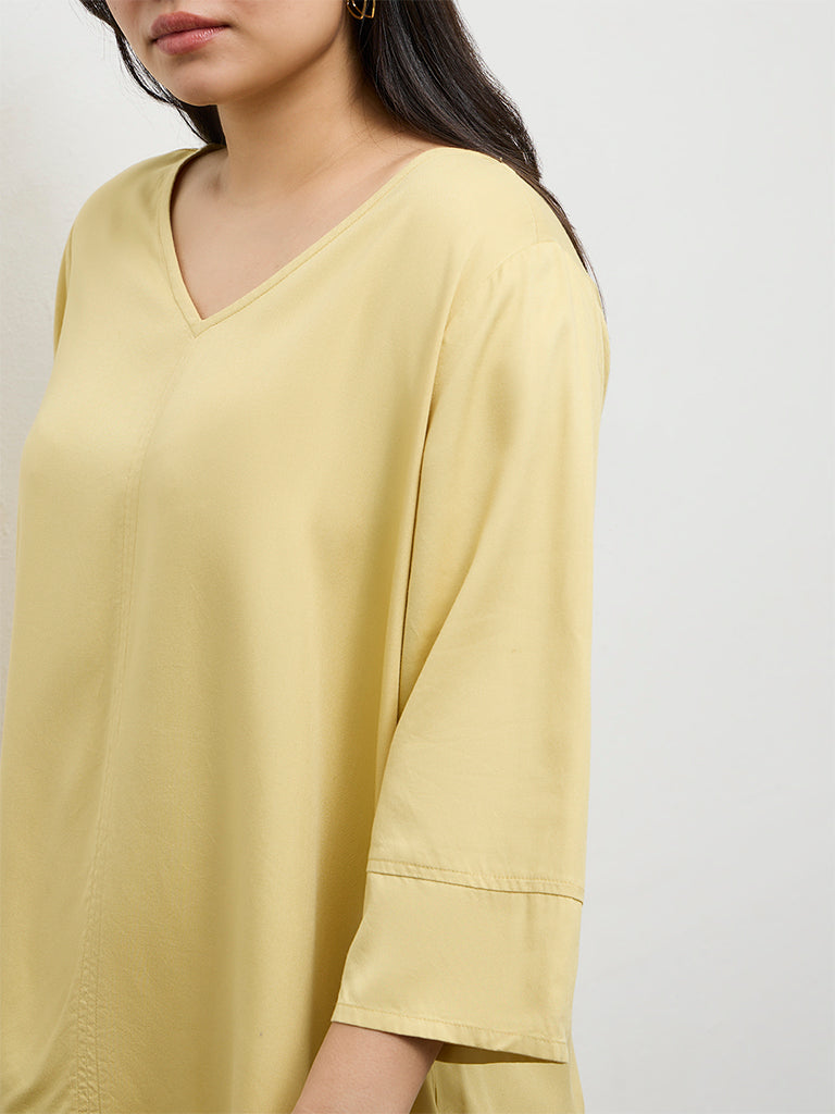 Gia Yellow Solid Top
