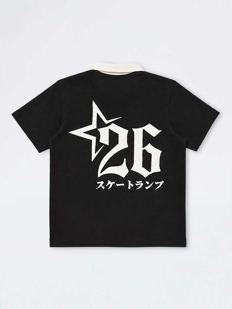 Boys Black Printed Shirt