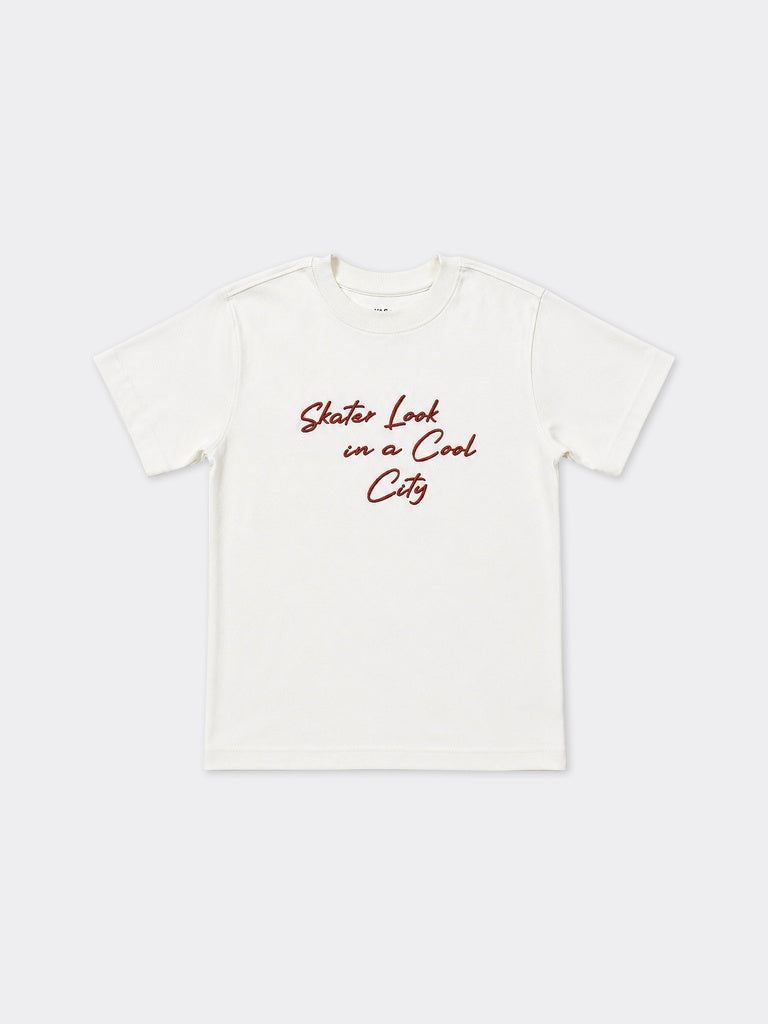 Boys Off-White Chain Detail Cotton T-Shirt