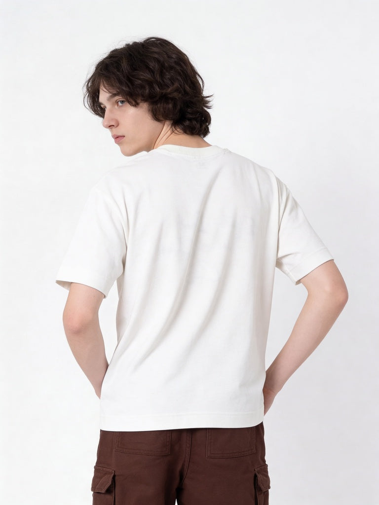 Boys Off-White Chain Detail Cotton T-Shirt