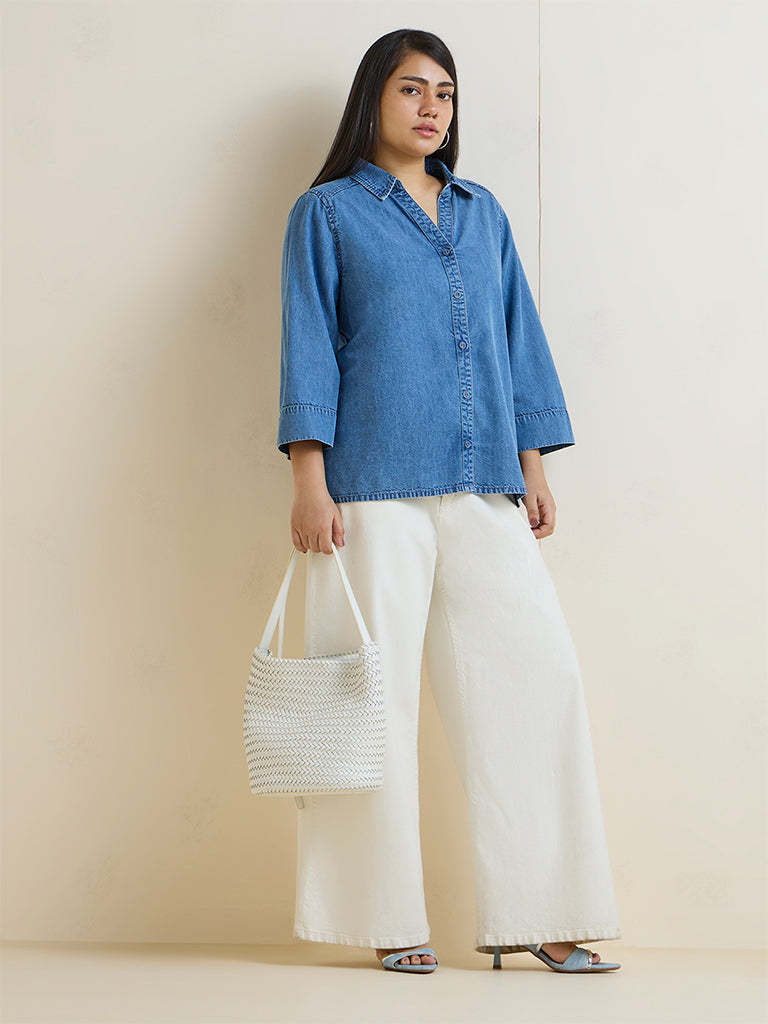 Gia Blue Denim Shirt