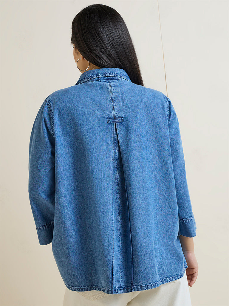 Gia Blue Denim Shirt