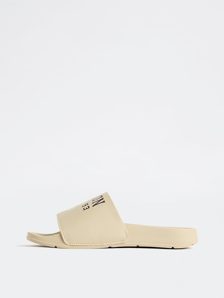 SOLEPLAY Cream Pool Slides
