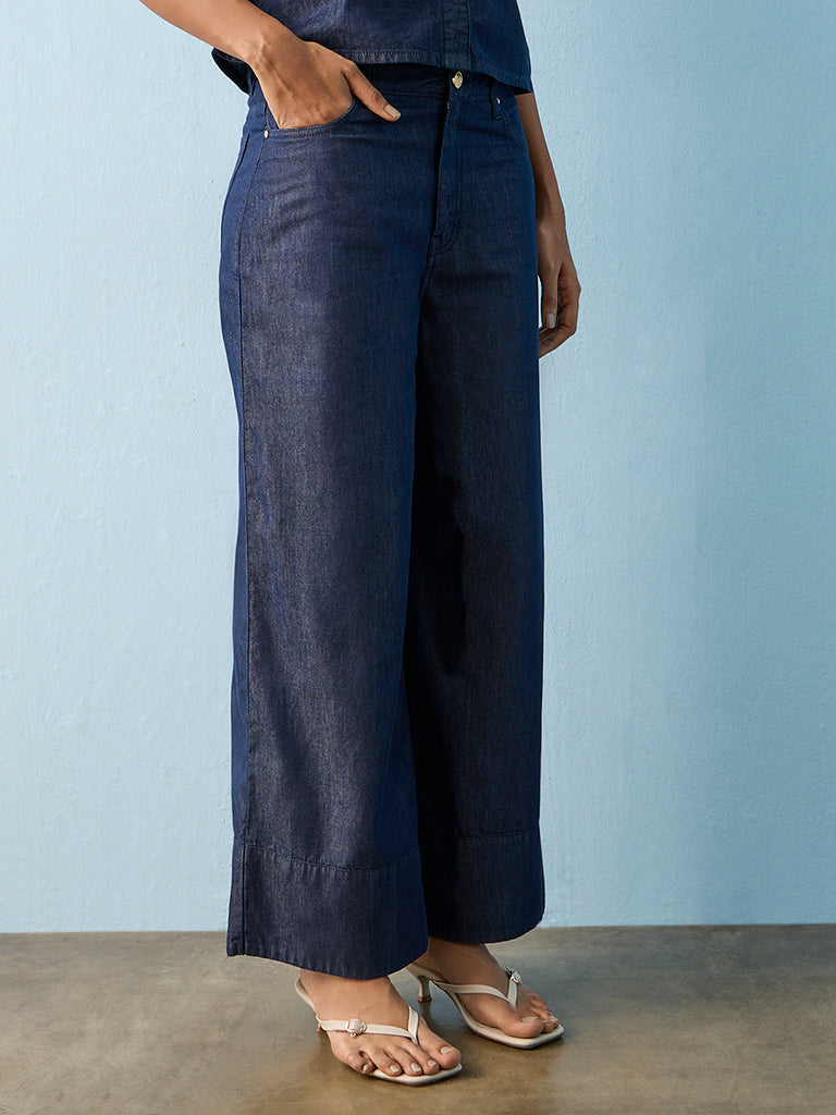 LOV Dark Blue High-Rise Jeans