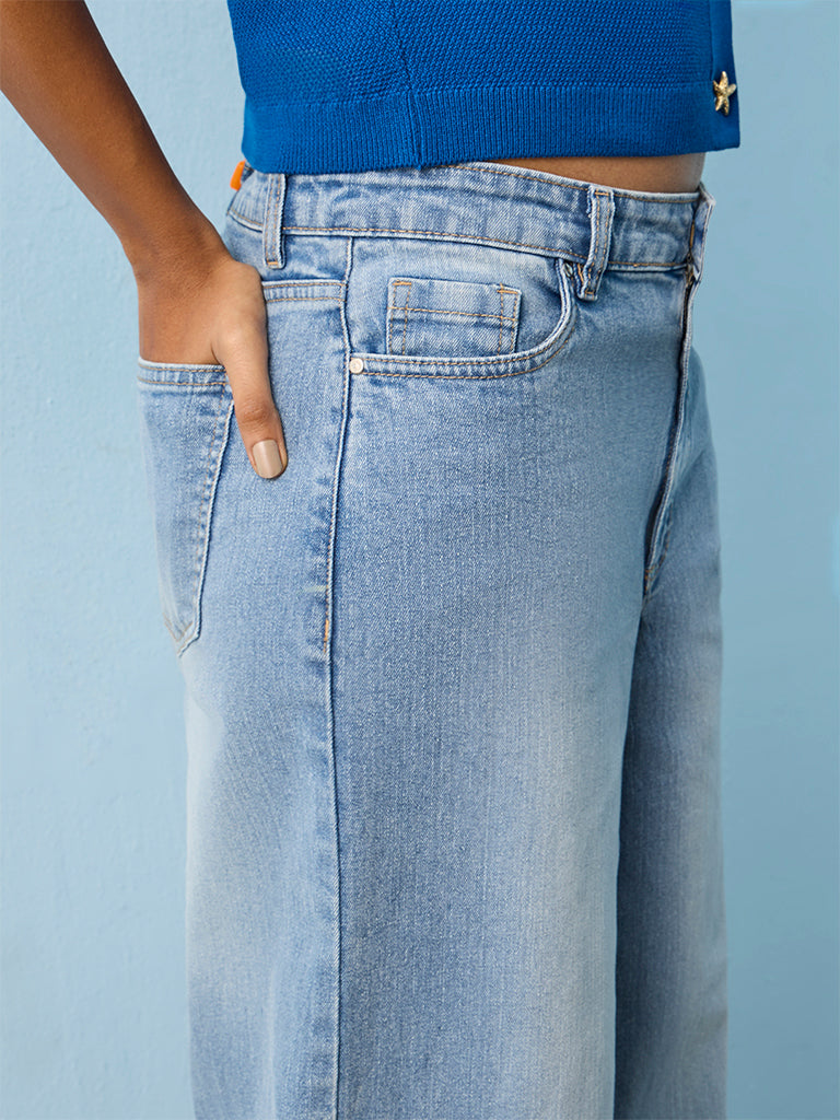 LOV Blue High-Rise Jeans
