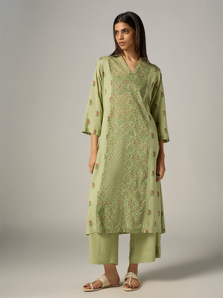 Zuba Light Green Pants