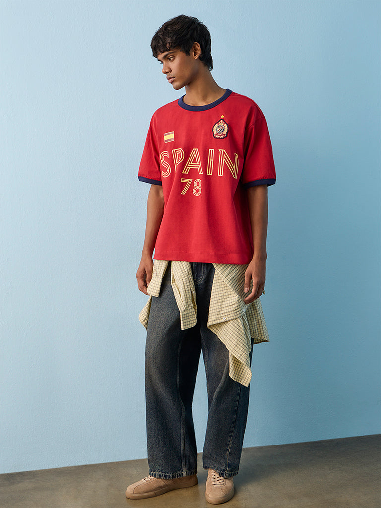 Nuon Red Spain Football T-Shirt