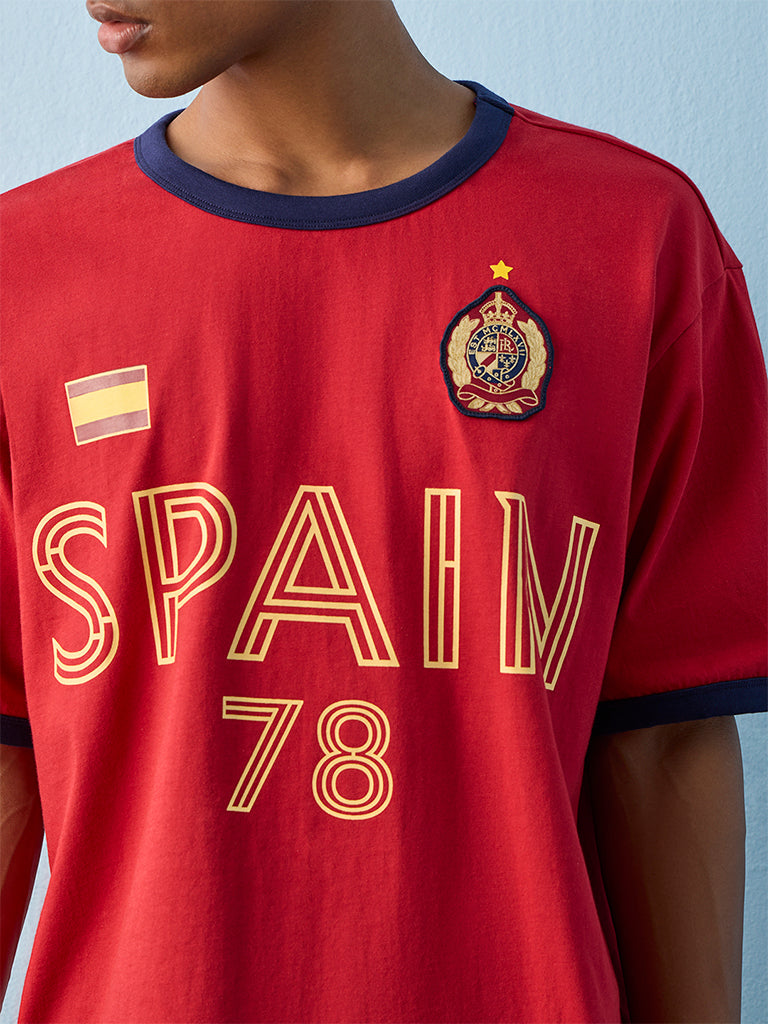 Nuon Red Spain Football T-Shirt