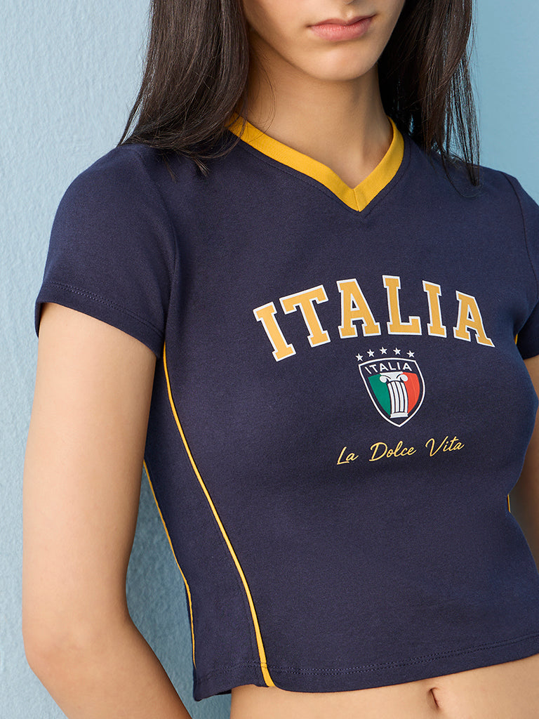 Nuon Navy Italia Football T-Shirt