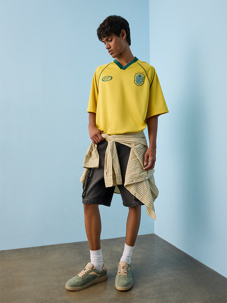 Nuon Yellow Brazil Football T-Shirt