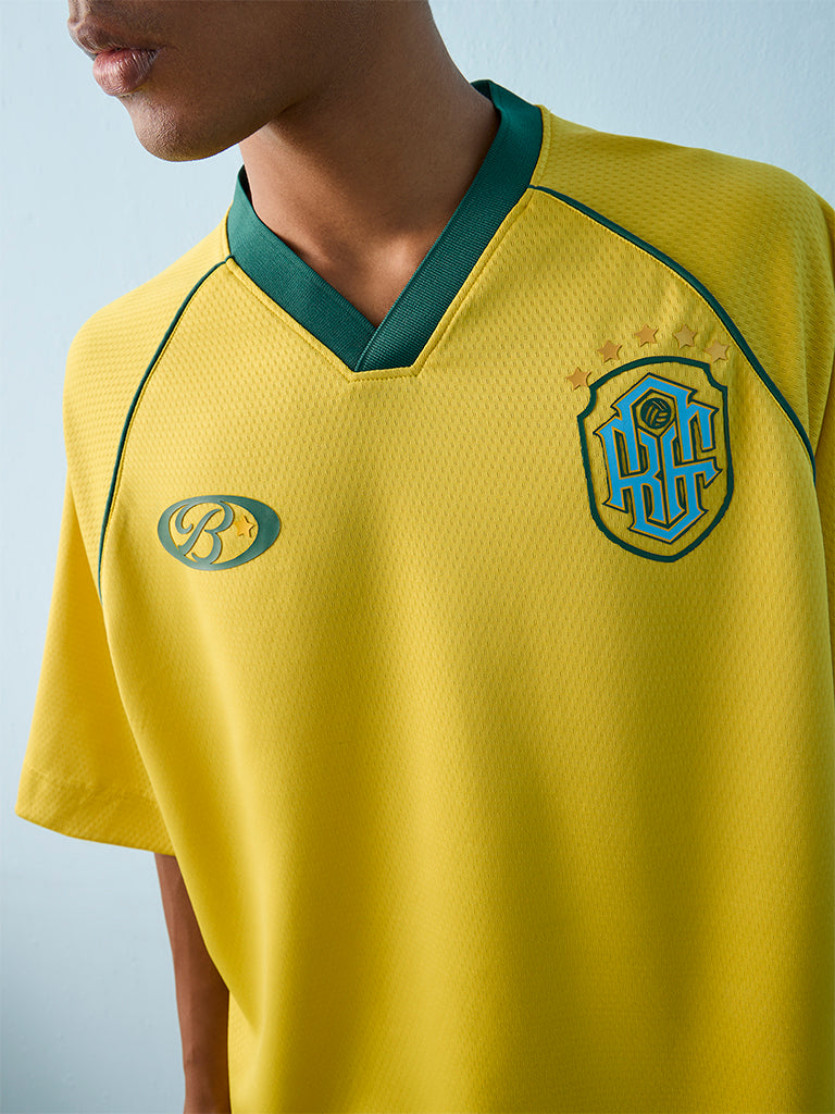 Nuon Yellow Brazil Football T-Shirt