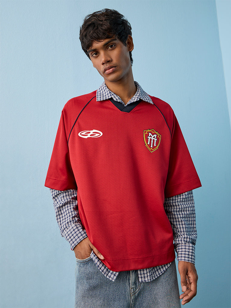 Nuon Red Portugal Football T-Shirt